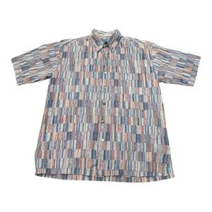 Men's Tori Richard Short sleeve button down shirt Size XL